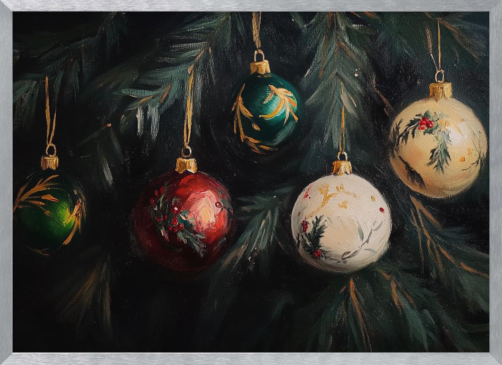 Christmas Ornaments Poster