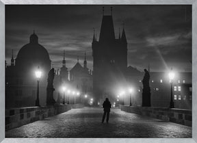 Prague in Black &amp; White Poster