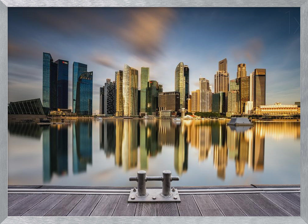 Golden Morning in SIngapore Poster