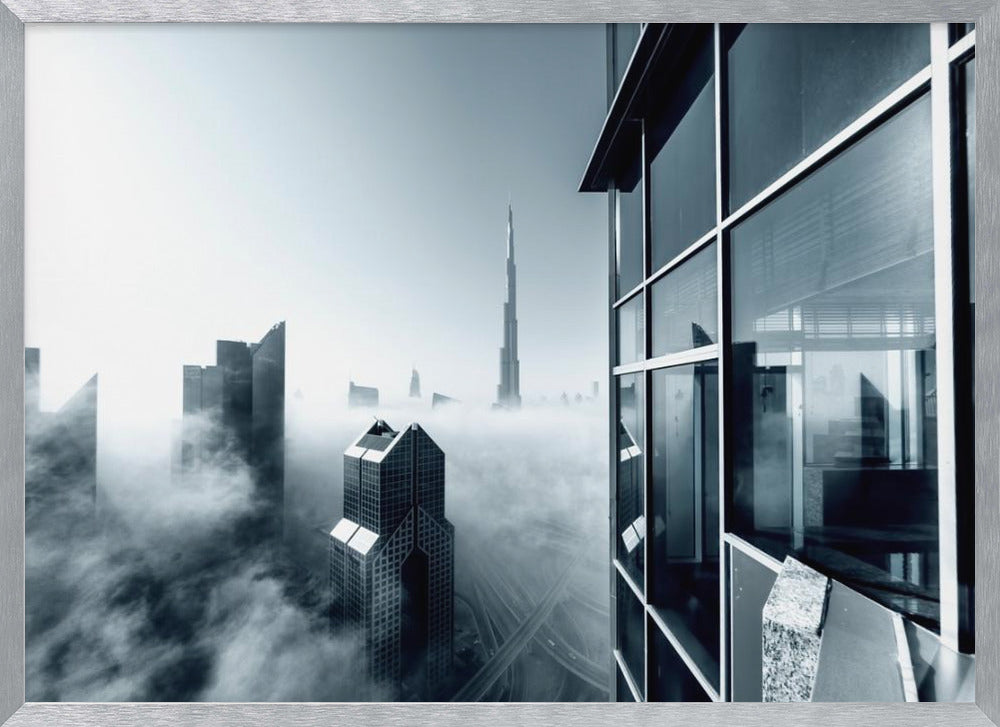 Foggy City Poster