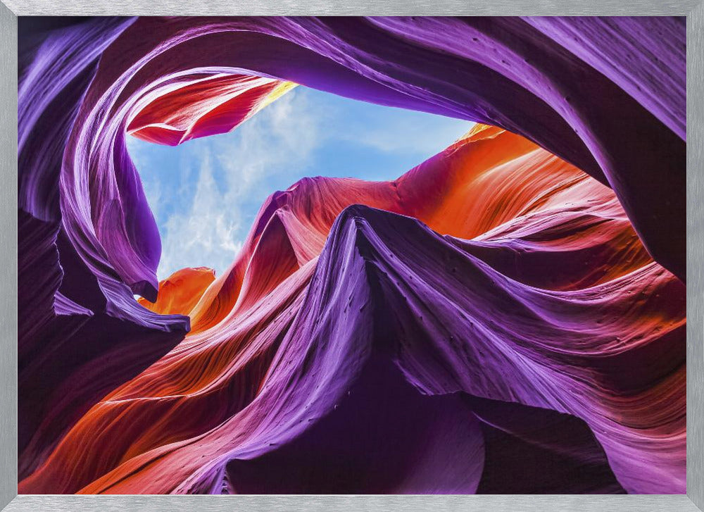 Magical Lower Antelope Canyon Poster