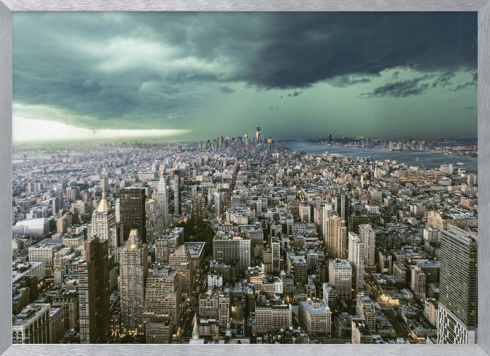 New-York under storm Poster