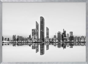 Abu Dhabi Urban Reflection Poster