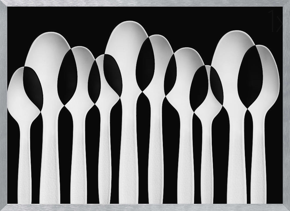 Spoons Abstract:  Forest Poster