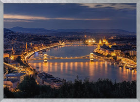 Panorama of Budapest Poster