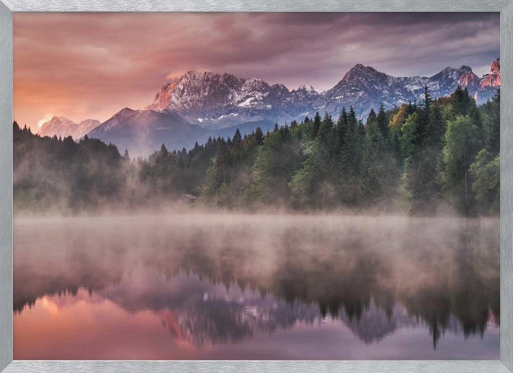 Sunrise at the Lake Poster