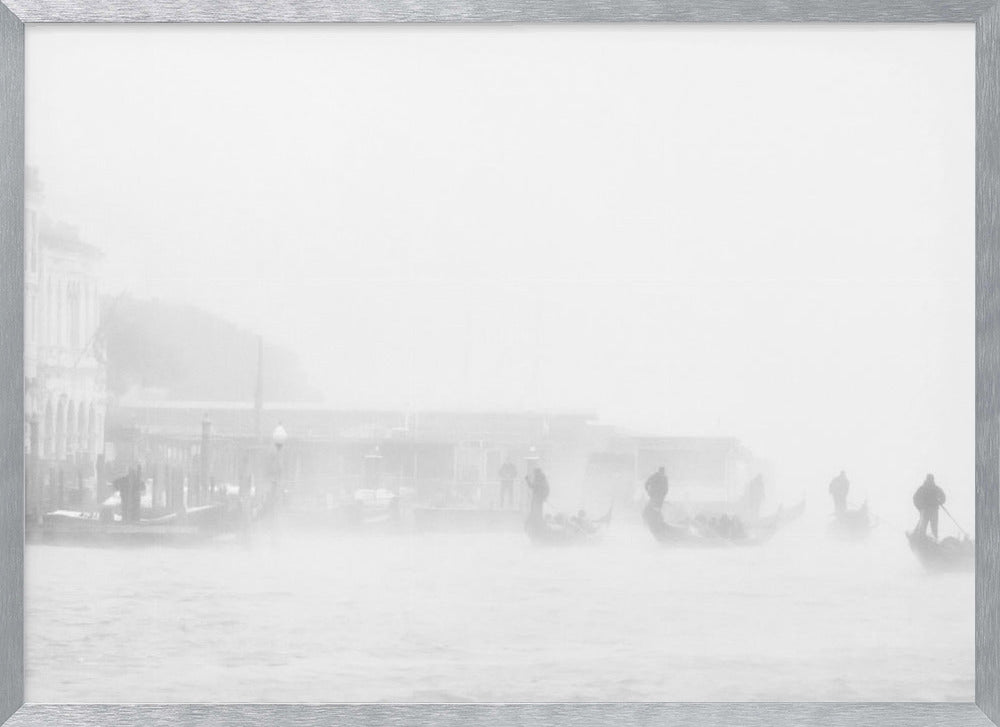 Venezia in White Poster