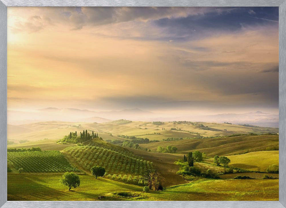 Podere Belvedere's Sunrise Poster