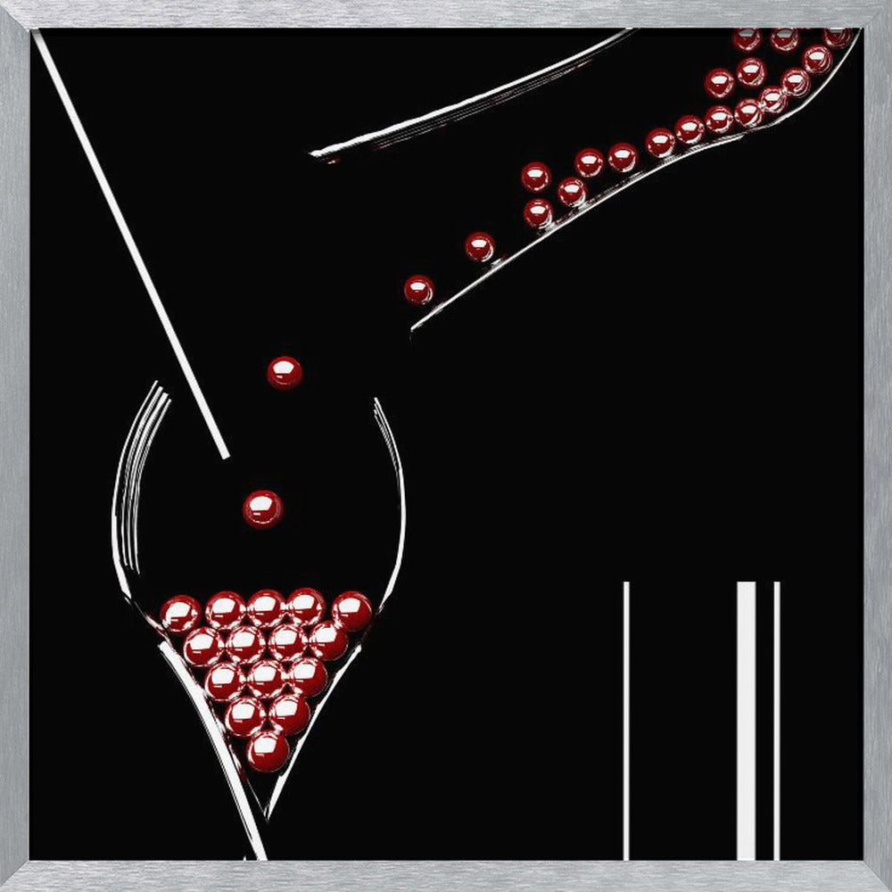 Straw ..Fork..and Marble Poster