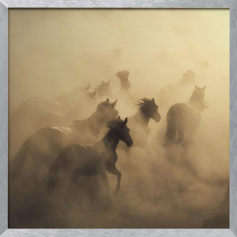 migration of horses Poster