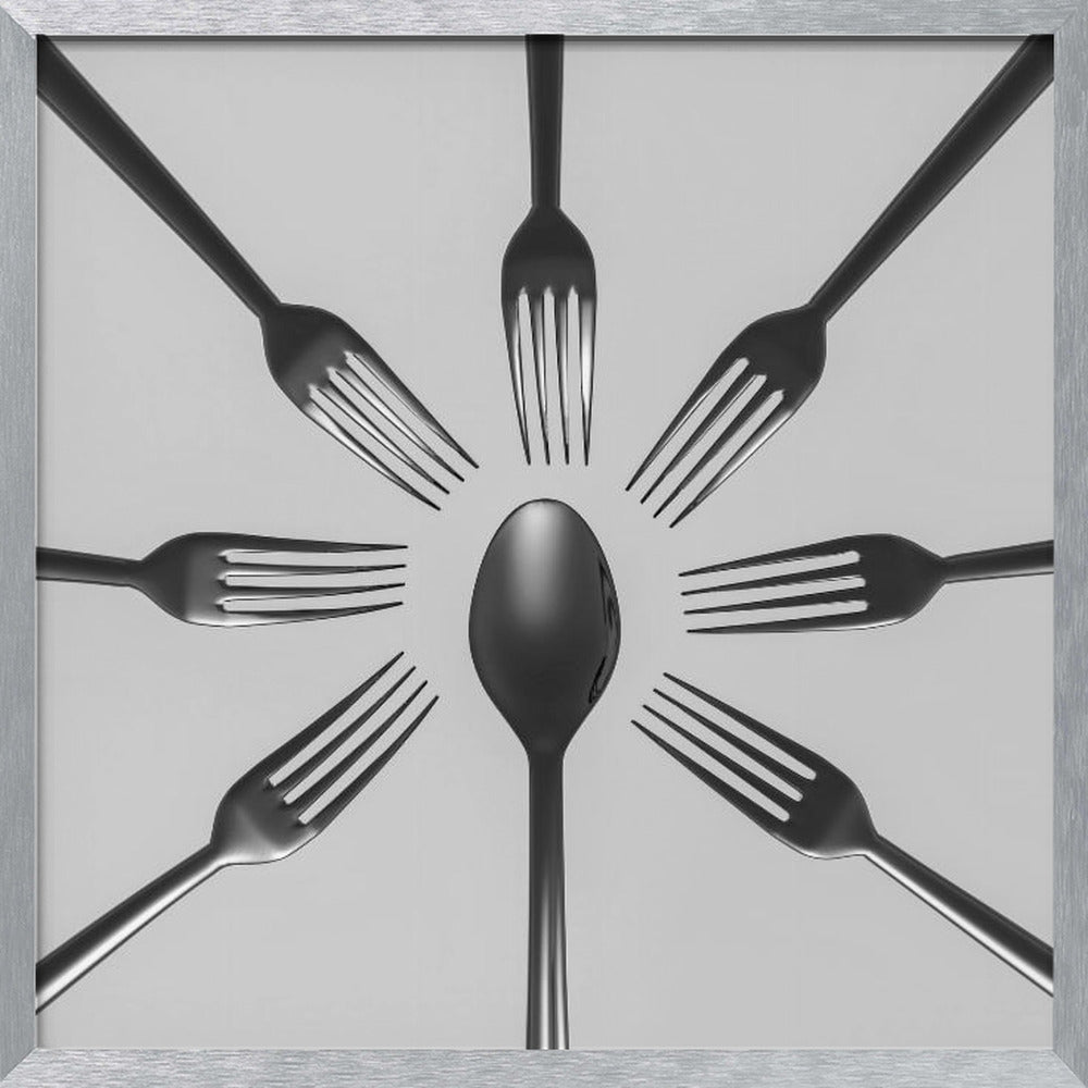 Spoon and Forks Poster