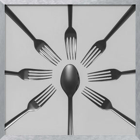 Spoon and Forks Poster