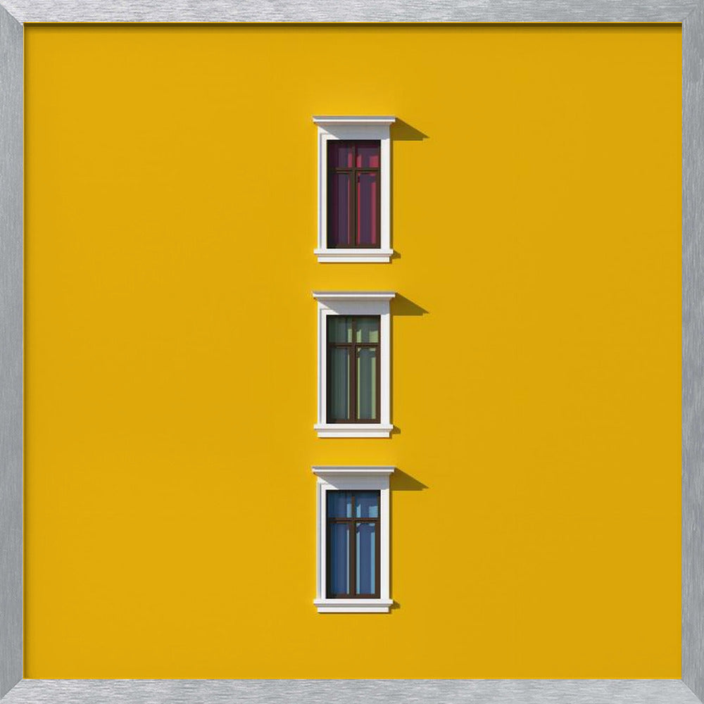 Three Windows Poster