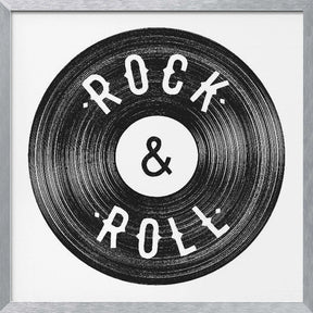 Rock Roll Print Poster