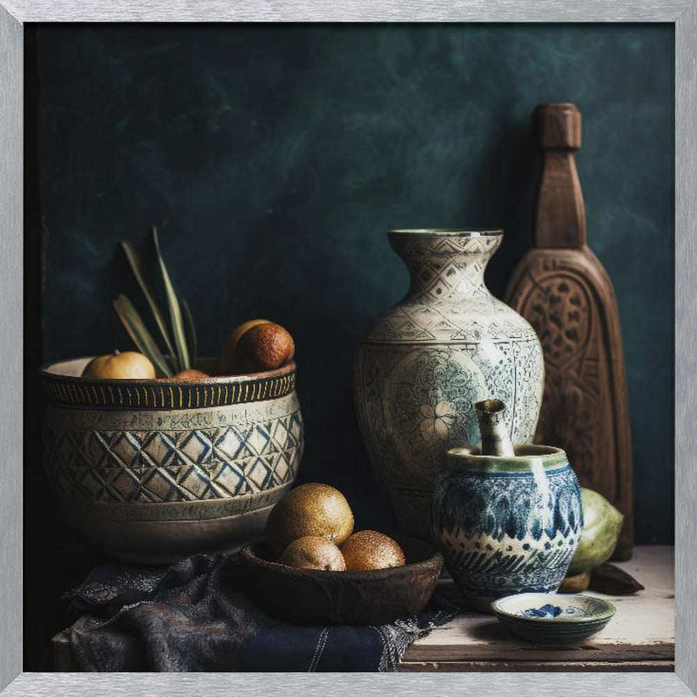 Moroccan Still Life No 1 Poster