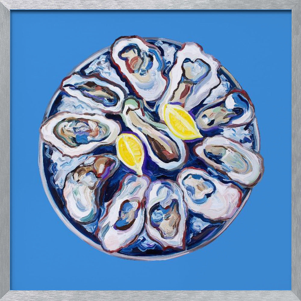 Plate of Oysters Poster