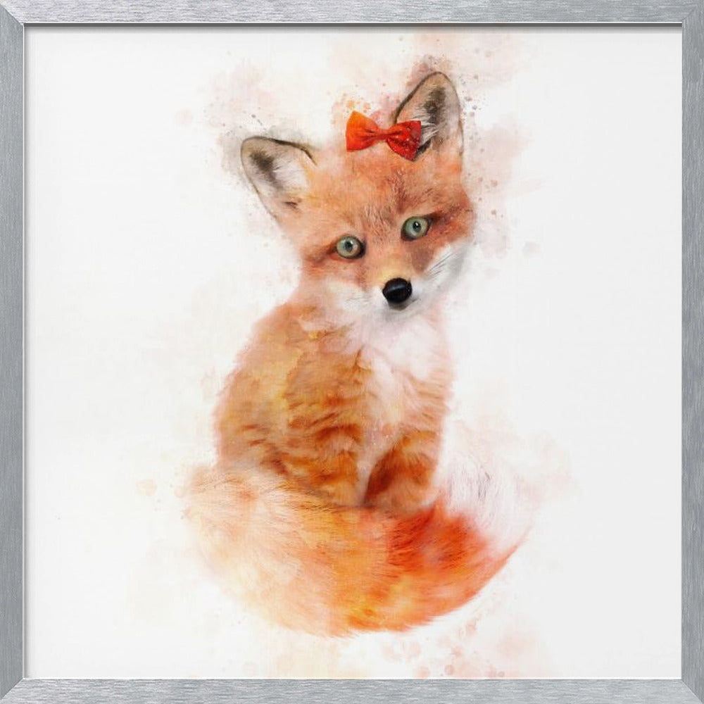 Baby Fox Poster