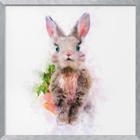 Baby Rabbit Poster