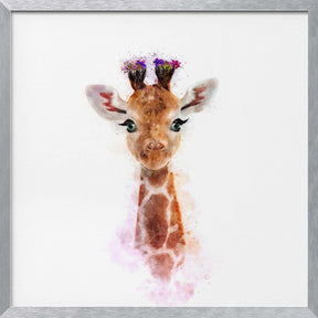 Baby Giraffe Poster