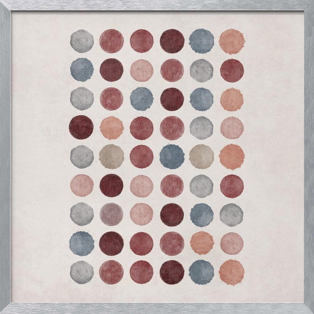 Watercolor Dots Poster