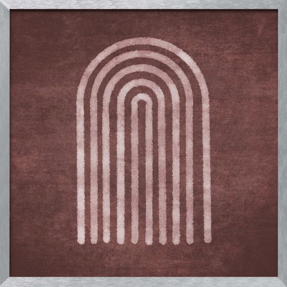 Visne Watercolor Rainbow Poster