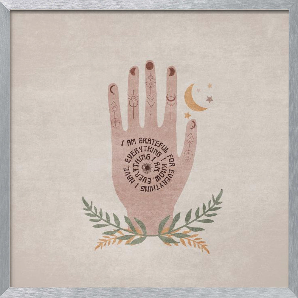 Hand Positive Poster