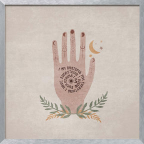 Hand Positive Poster