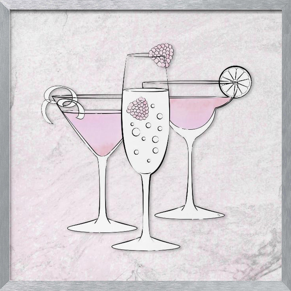 Pink Drinks Poster