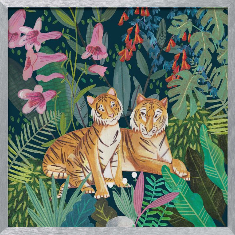 Tigers in the Jungle Poster