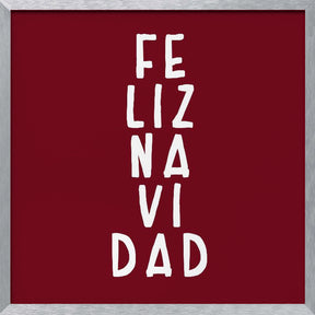 Simple feliz Navidad Poster