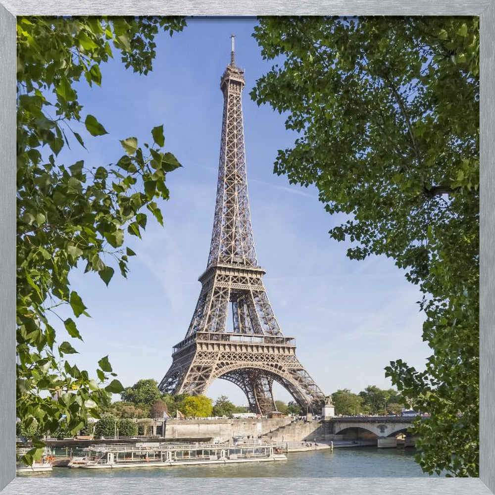 PARIS Eiffel Tower &amp; River Seine Poster