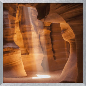 ANTELOPE CANYON Lightbeam Poster