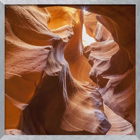 ANTELOPE CANYON Rock Formations Poster