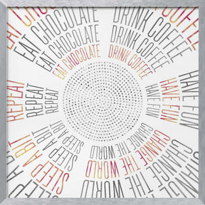 GRAPHIC ART Life Circles Poster