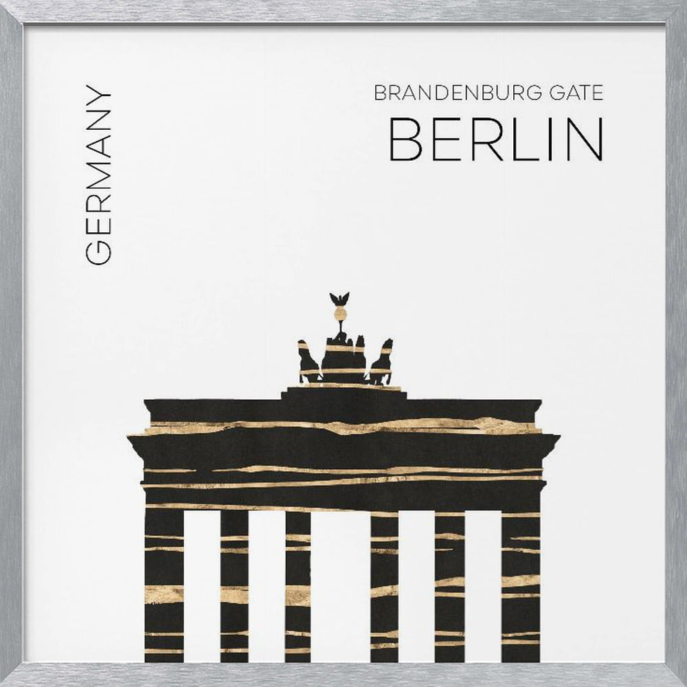 Urban Art BERLIN Brandenburg Gate Poster