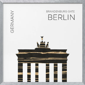 Urban Art BERLIN Brandenburg Gate Poster