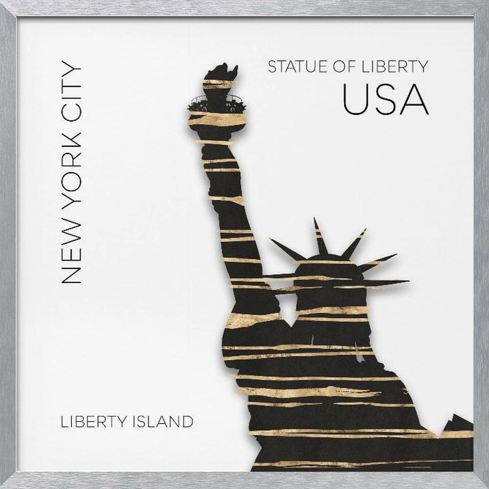 Urban Art NYC Statue of Liberty Poster