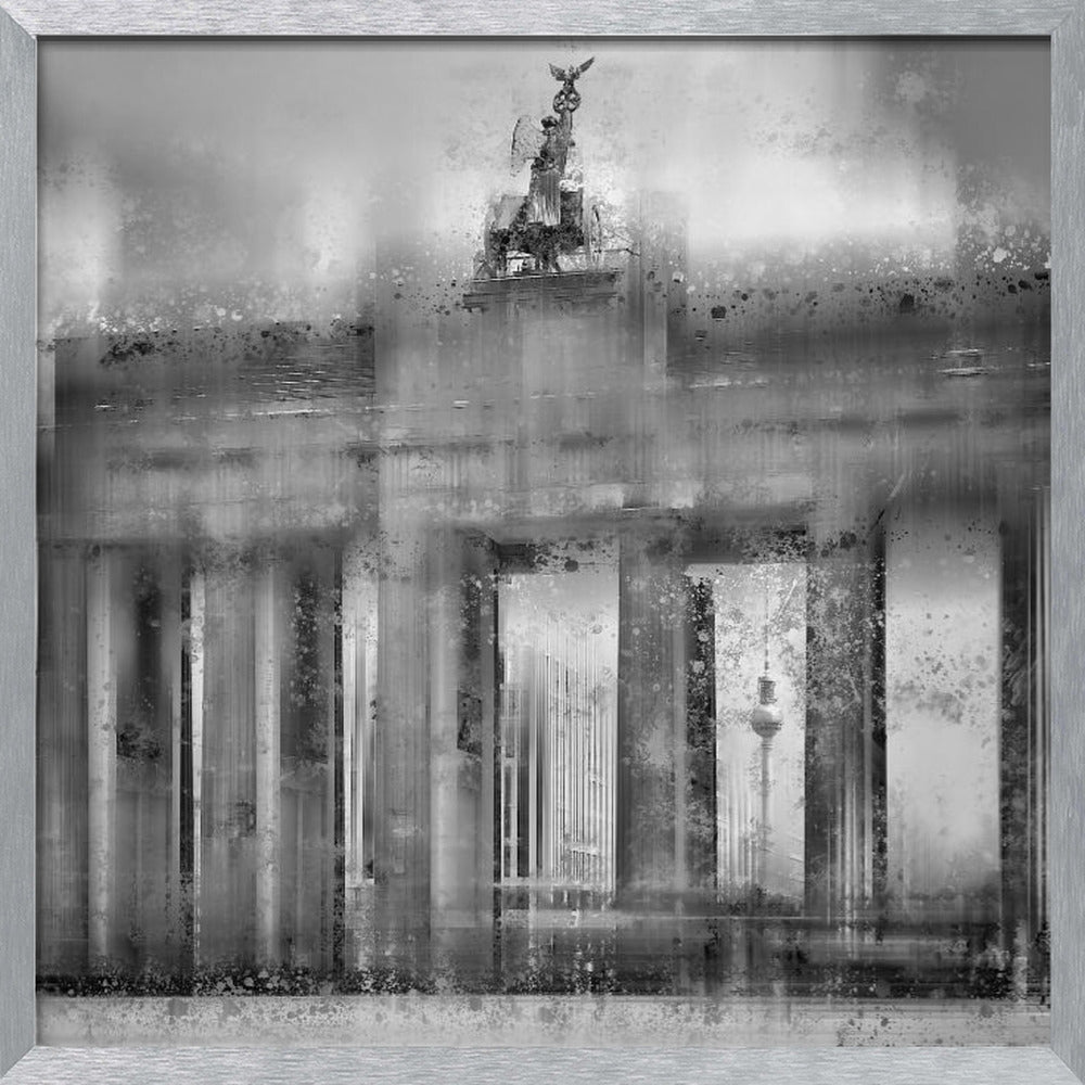 City Art BERLIN Brandenburg Gate Poster