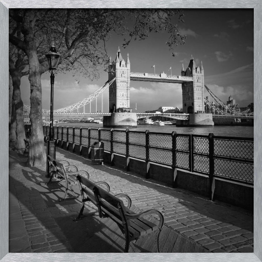 LONDON Thames Riverside &amp; Tower Bridge Poster