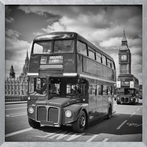 LONDON Classical Streetscene Poster