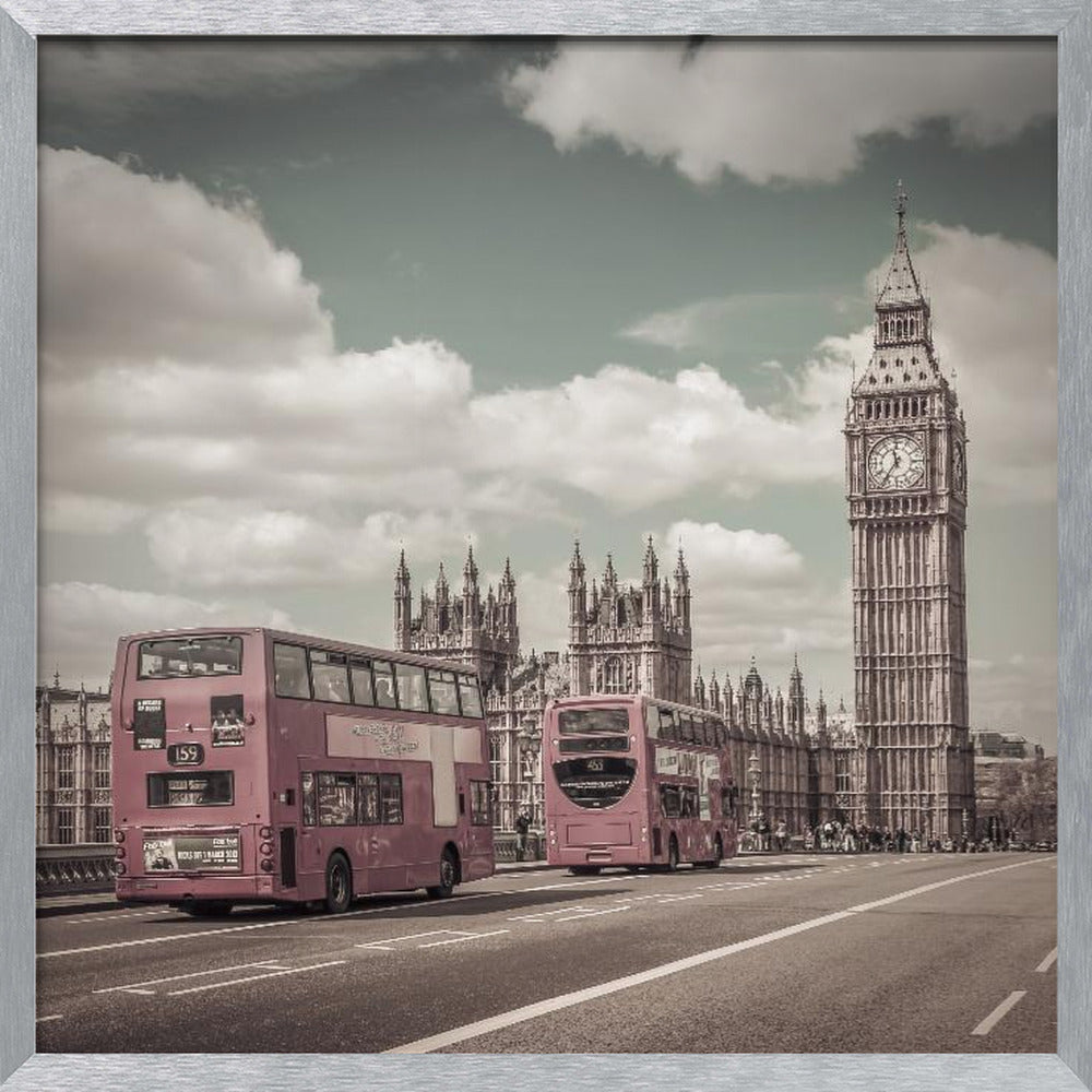 Typical London | urban vintage style Poster