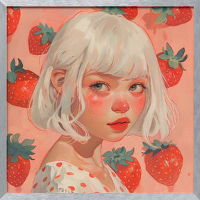 Strawberry Girl One Poster