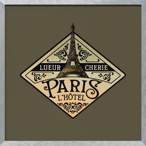 Lueur Cherie Hotel Paris Poster