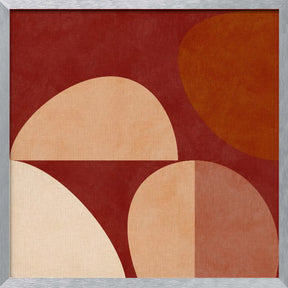 Autumn Mid Century Earthy Poster