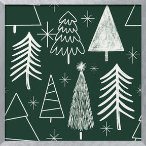 Christmas Tree Evergreen - Tree - Pine Tree Green Poster