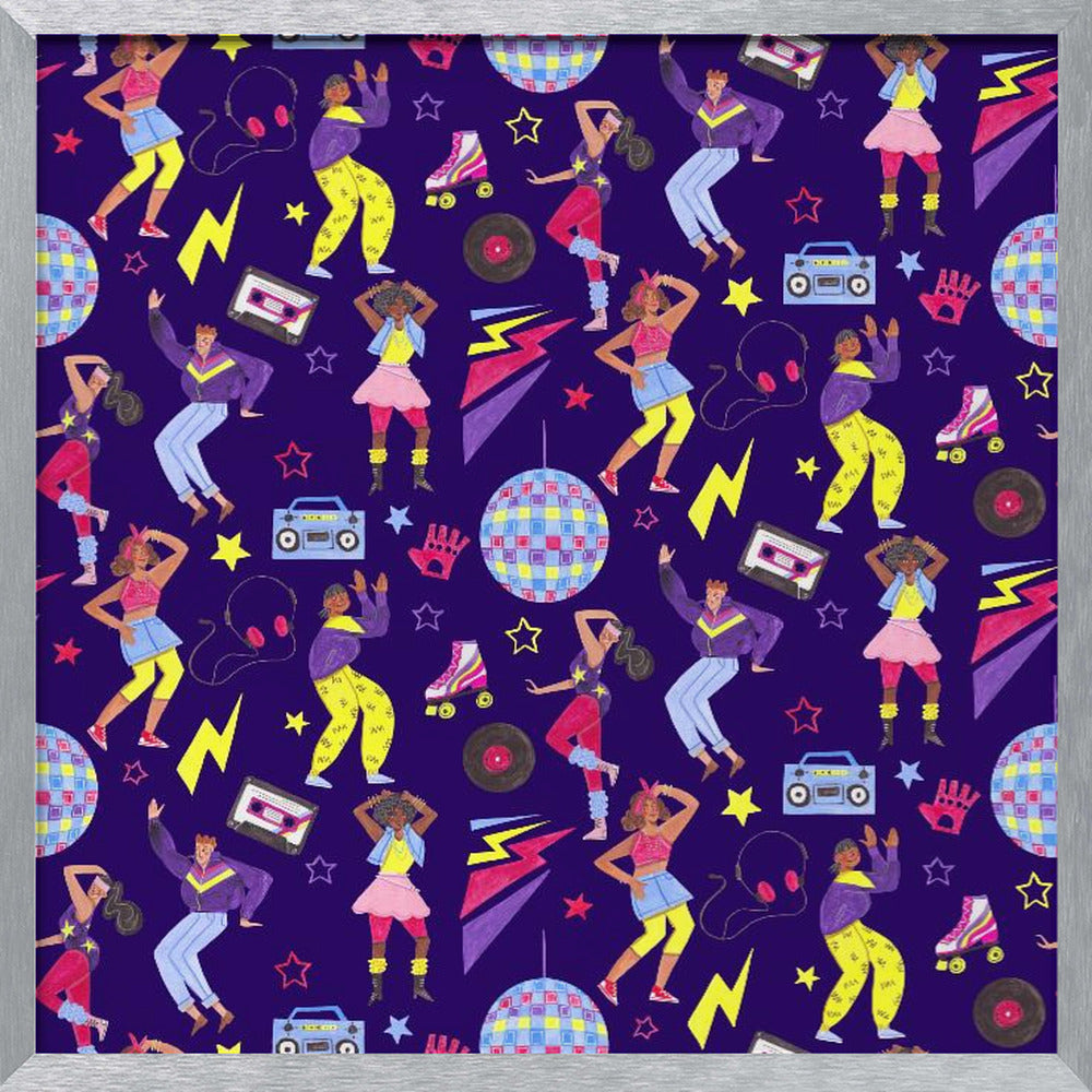 Disco Dancing Poster