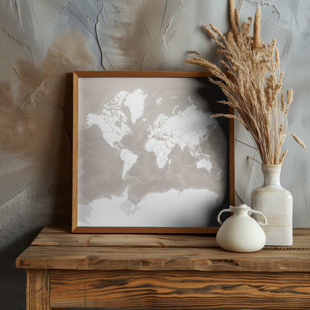 Orien world map Poster