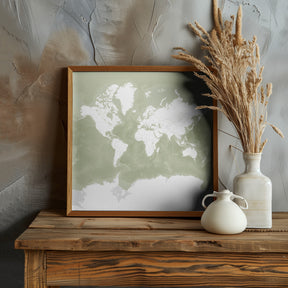 Pacheco world map Poster