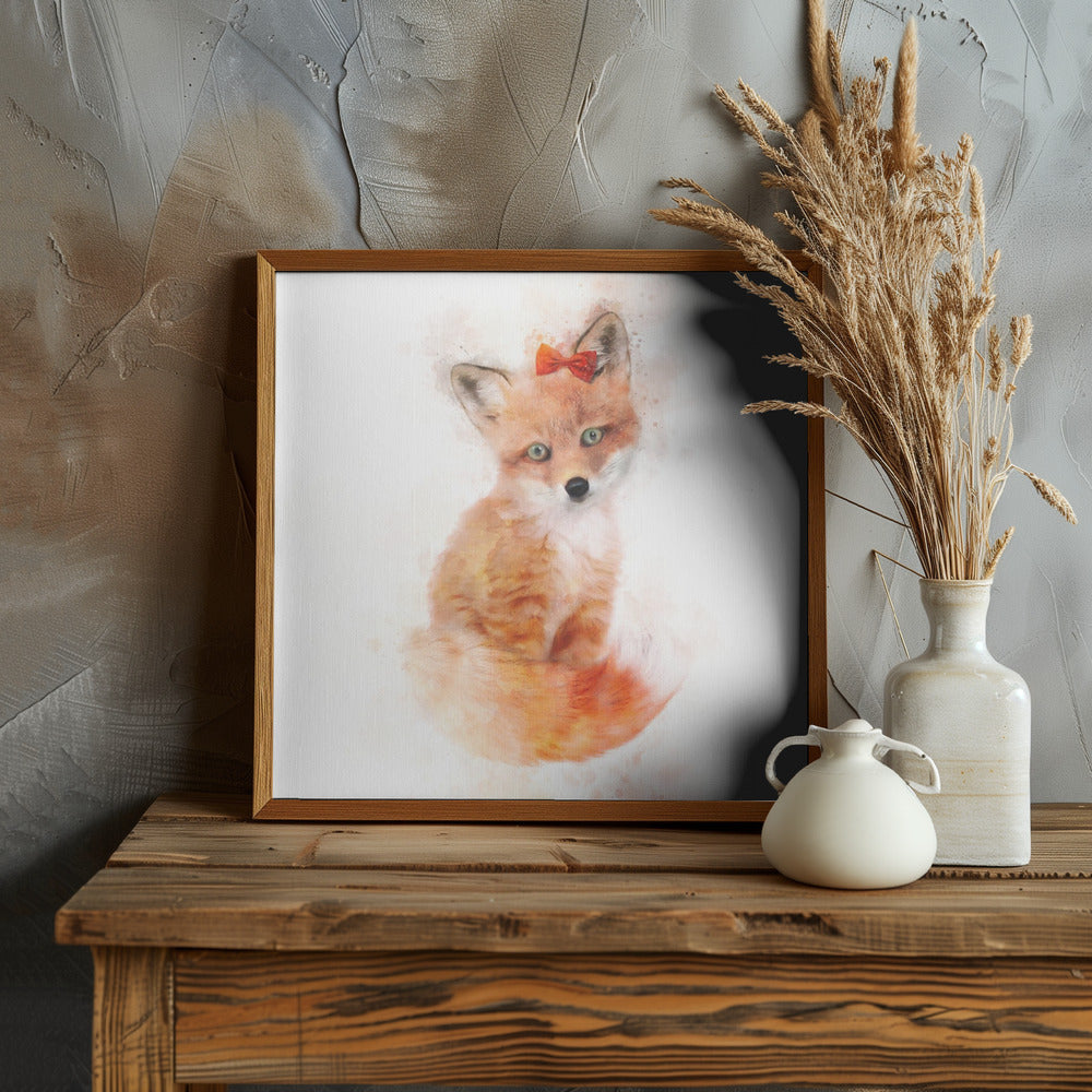 Baby Fox Poster