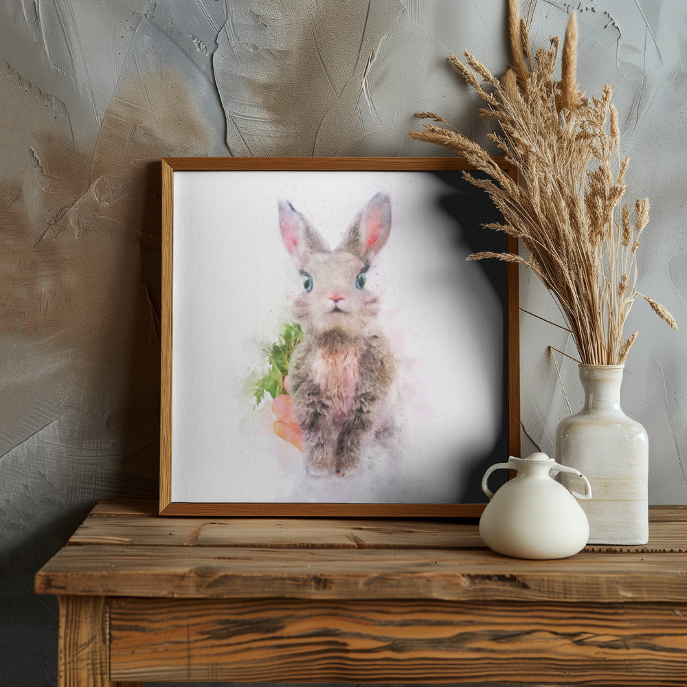 Baby Rabbit Poster